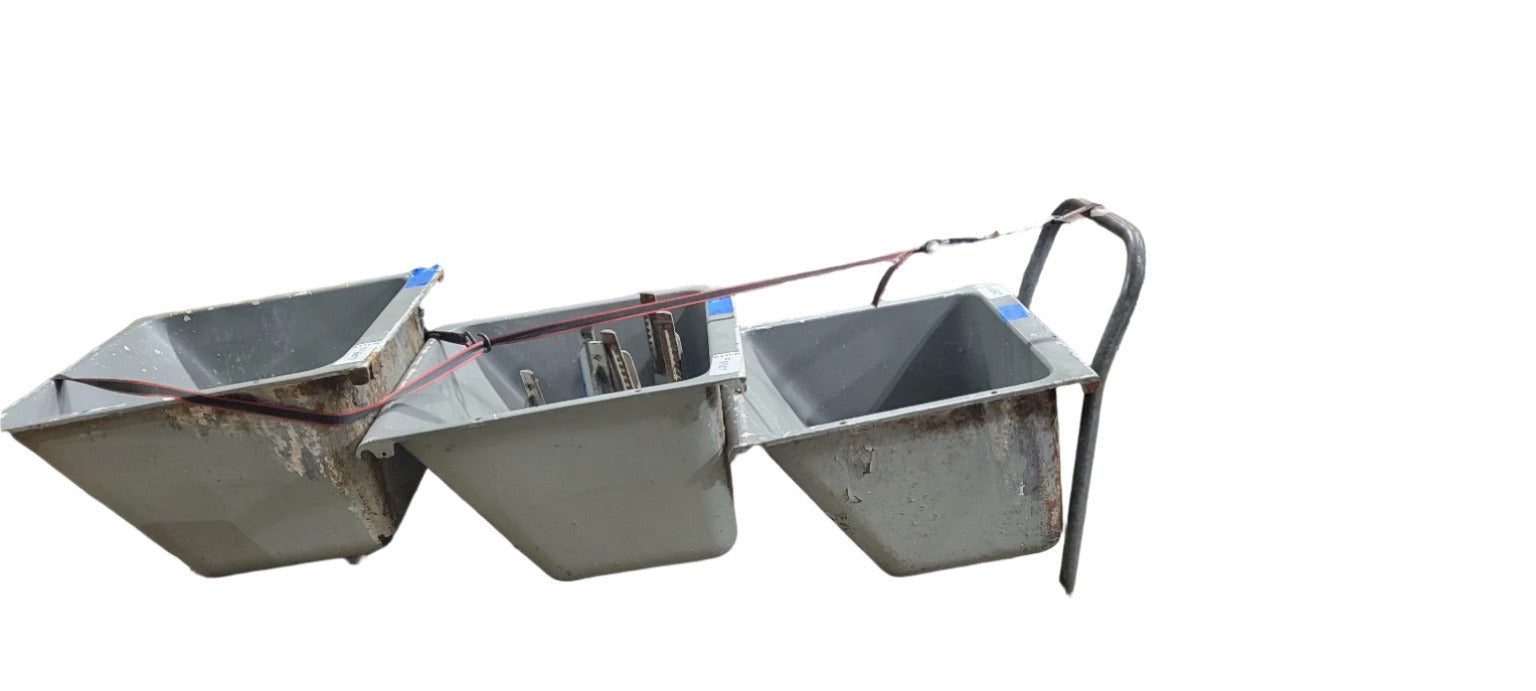Industrial 3-Gang Utility Sink