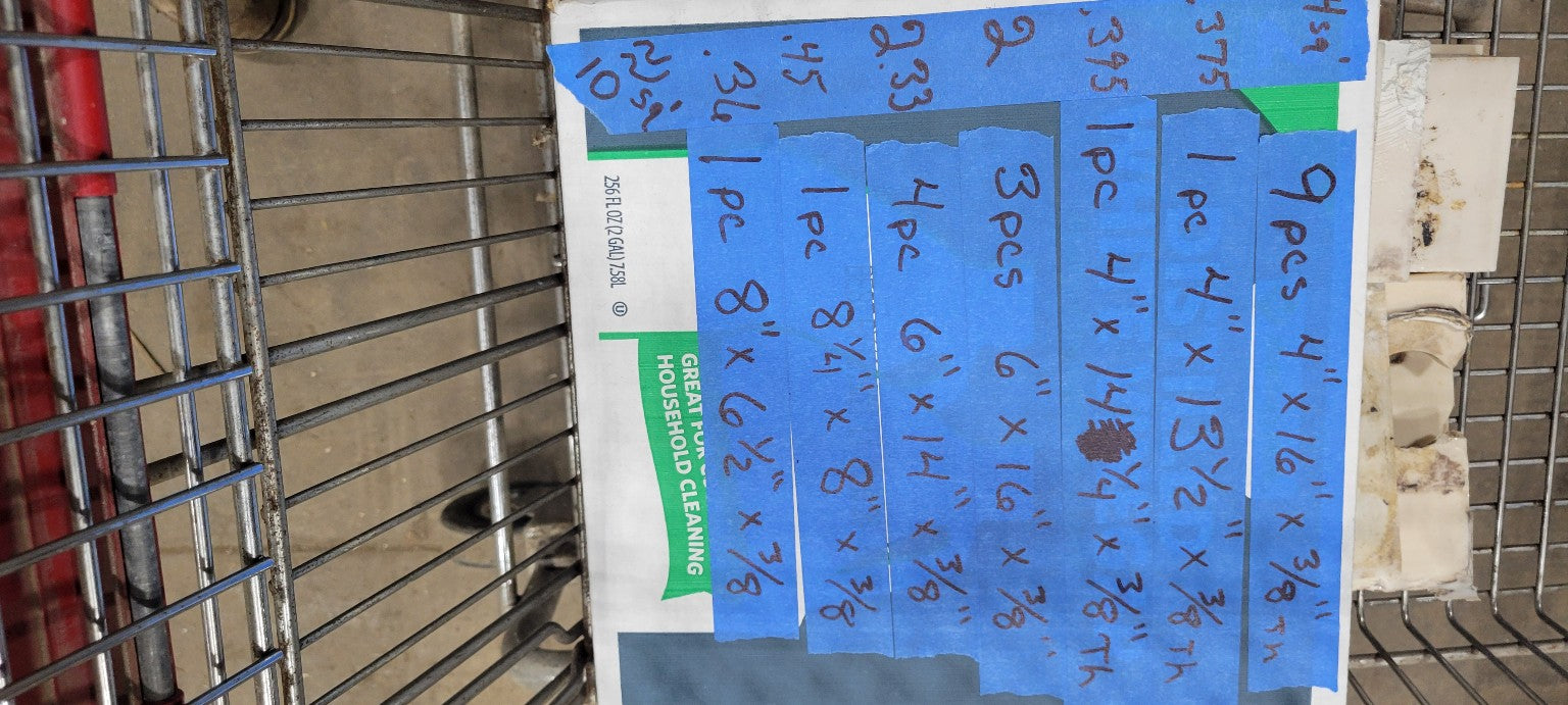 Lot of Vitrilite Panels – Approx. 10 Sq. Ft.
