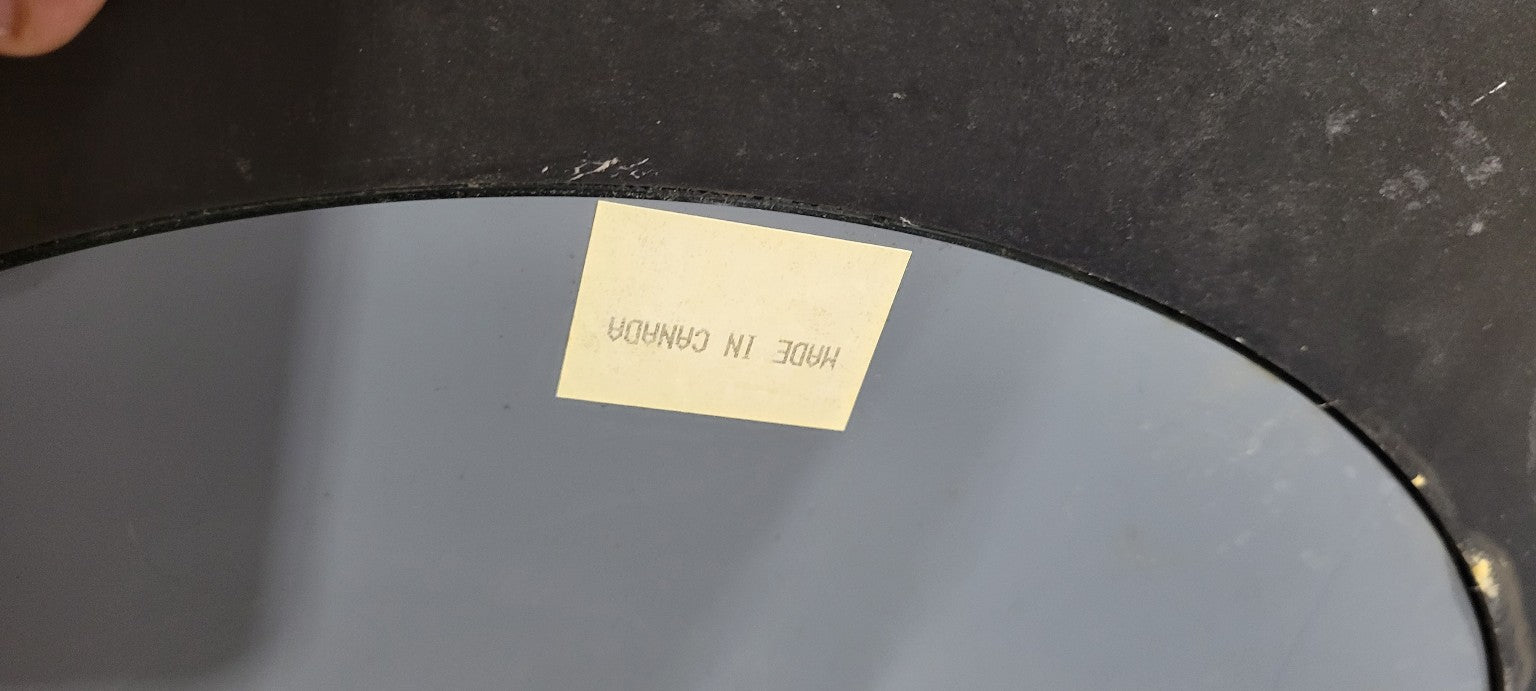 Hand-Painted Floral Round Mirror