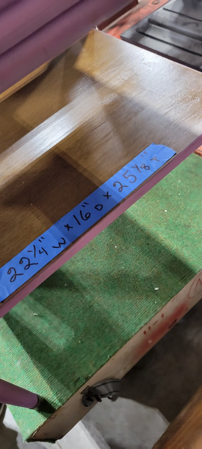 Vintage Hand-Painted Side Table by White Fine Furniture