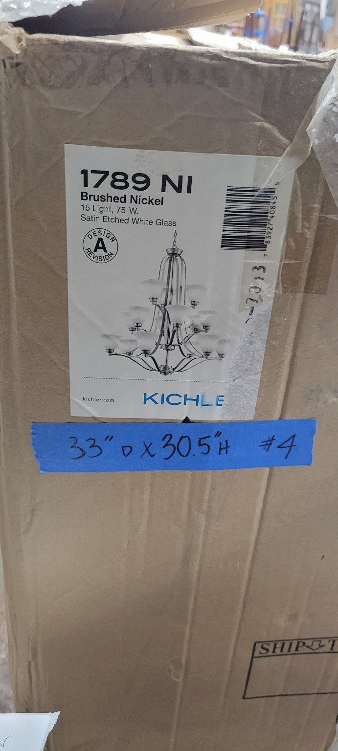 Kichler 1789NI Brushed Nickel Chandelier