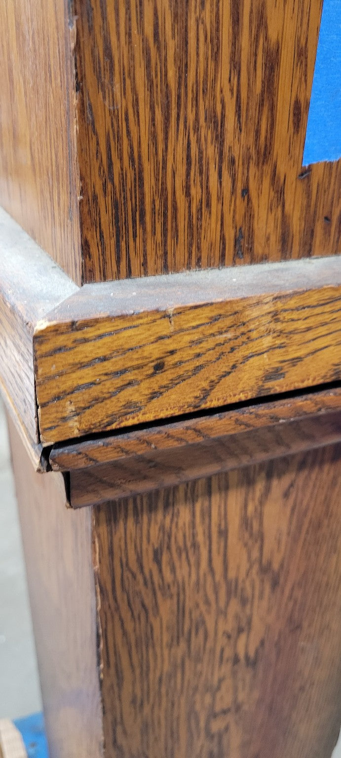 Antique Oak Column Post