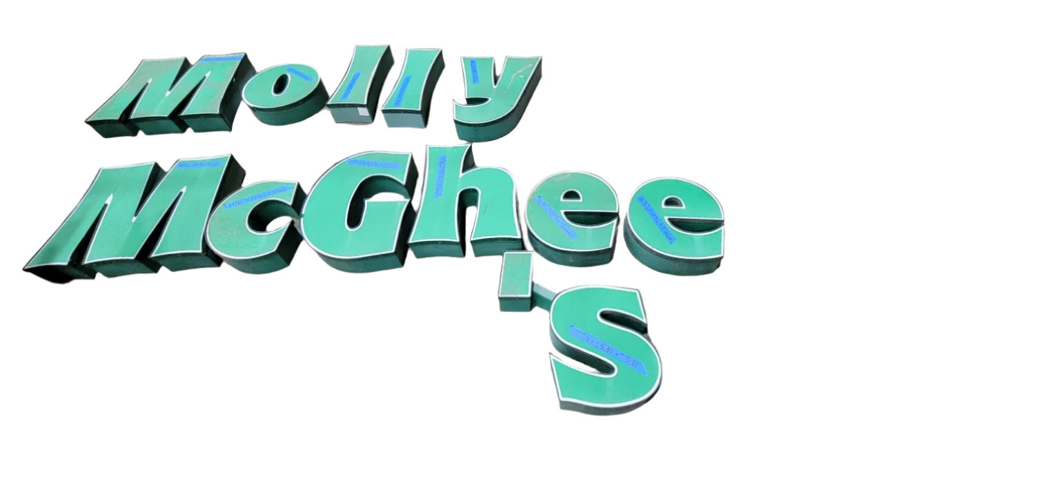 Molly McGhee's Channel Letter Sign