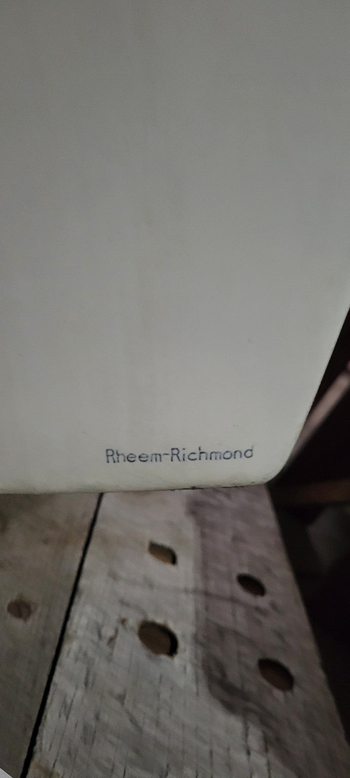Vintage Rheem-Richmond Porcelain Double Basin Utility Sink with Faucet