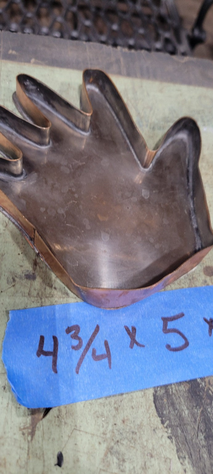 Copper Hand-Shaped Stamp / Handle