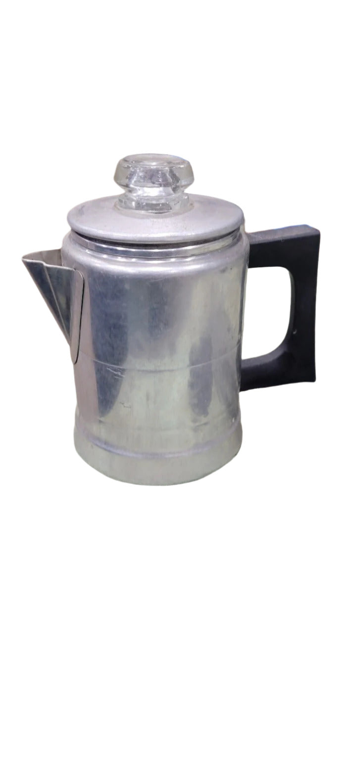 Vintage Aluminum Percolator Coffee Pot
