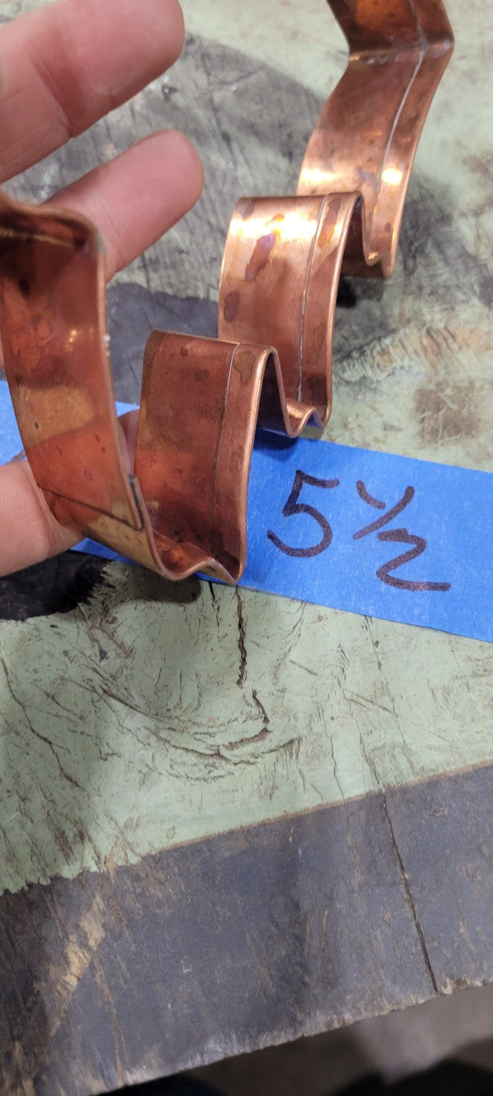 Vintage Copper Christmas Tree Cookie Cutter