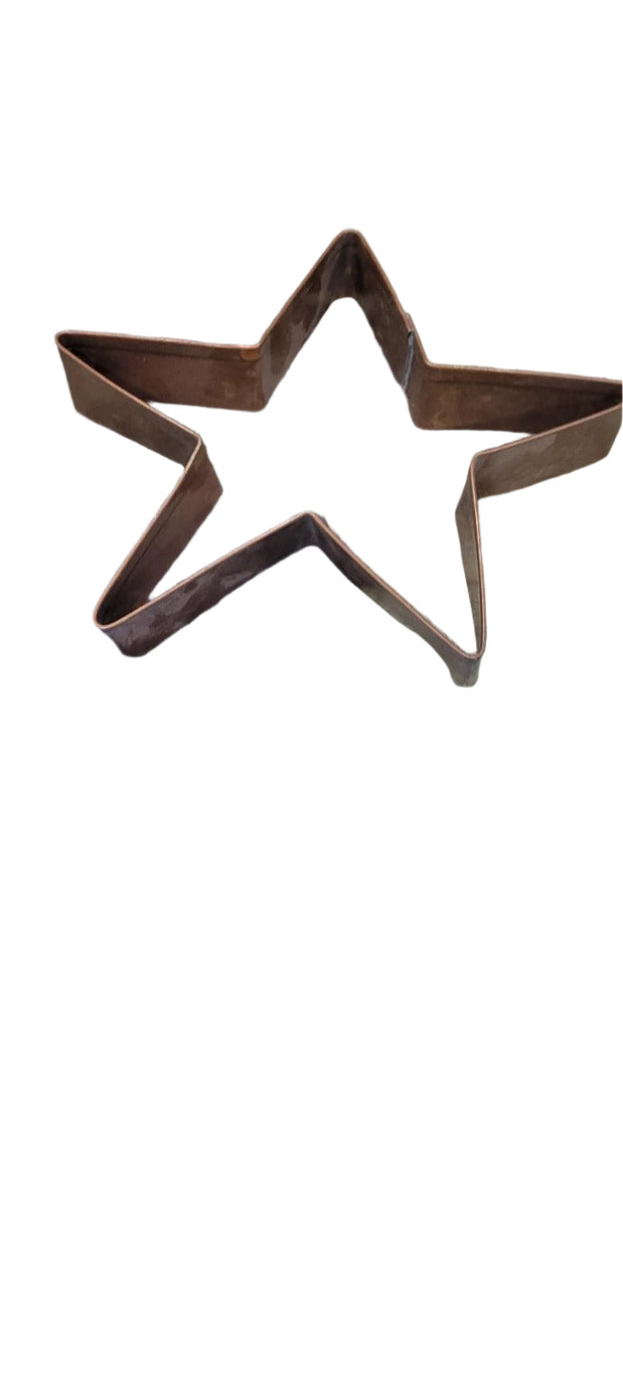Vintage Copper Star Cookie Cutter