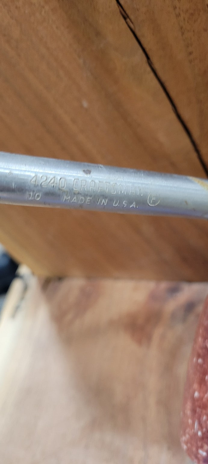 Vintage Craftsman Brace Hand Drill with Adjustable Chuck