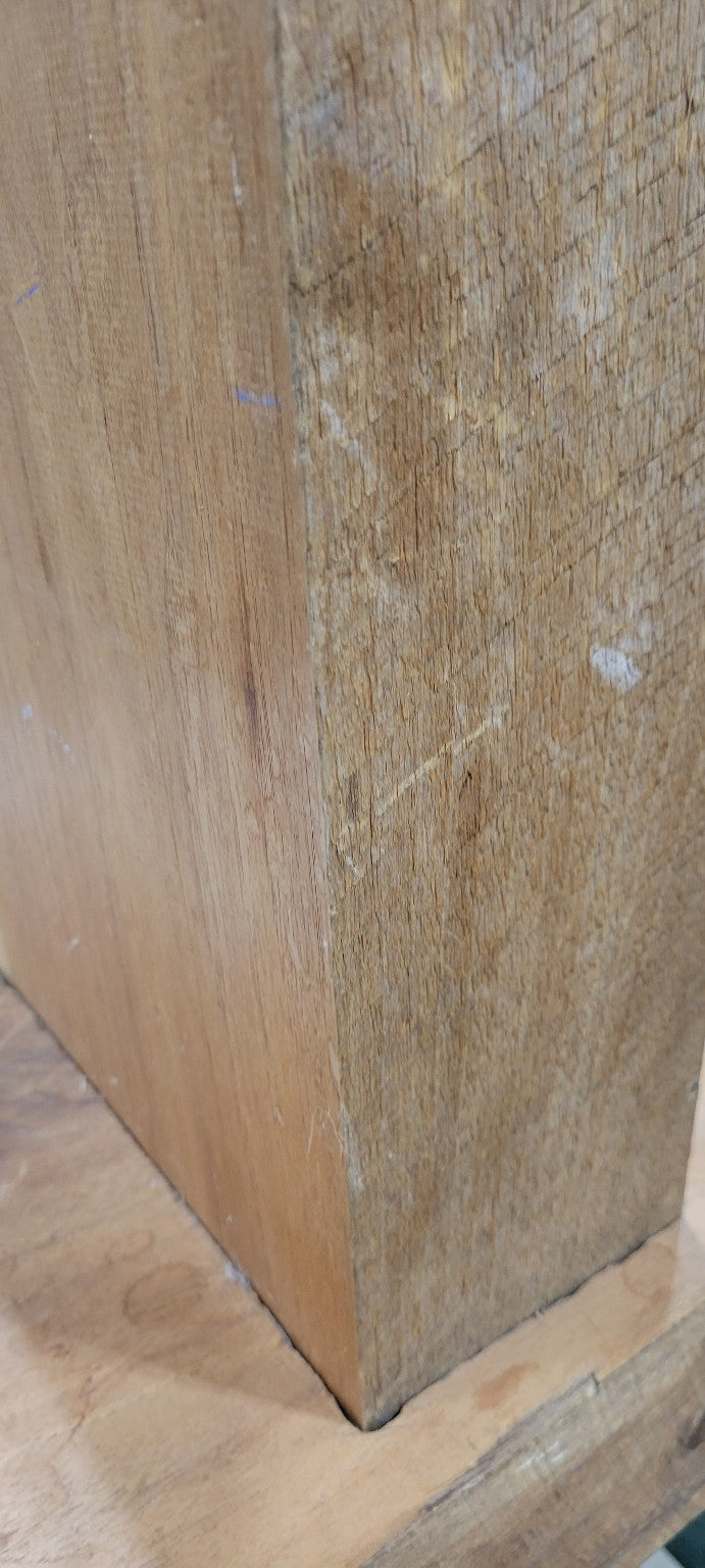 Reclaimed Wood Slab Bench