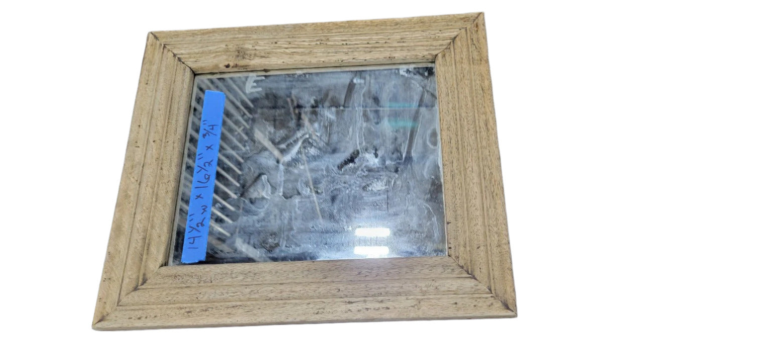 Vintage Wooden Framed Mirror