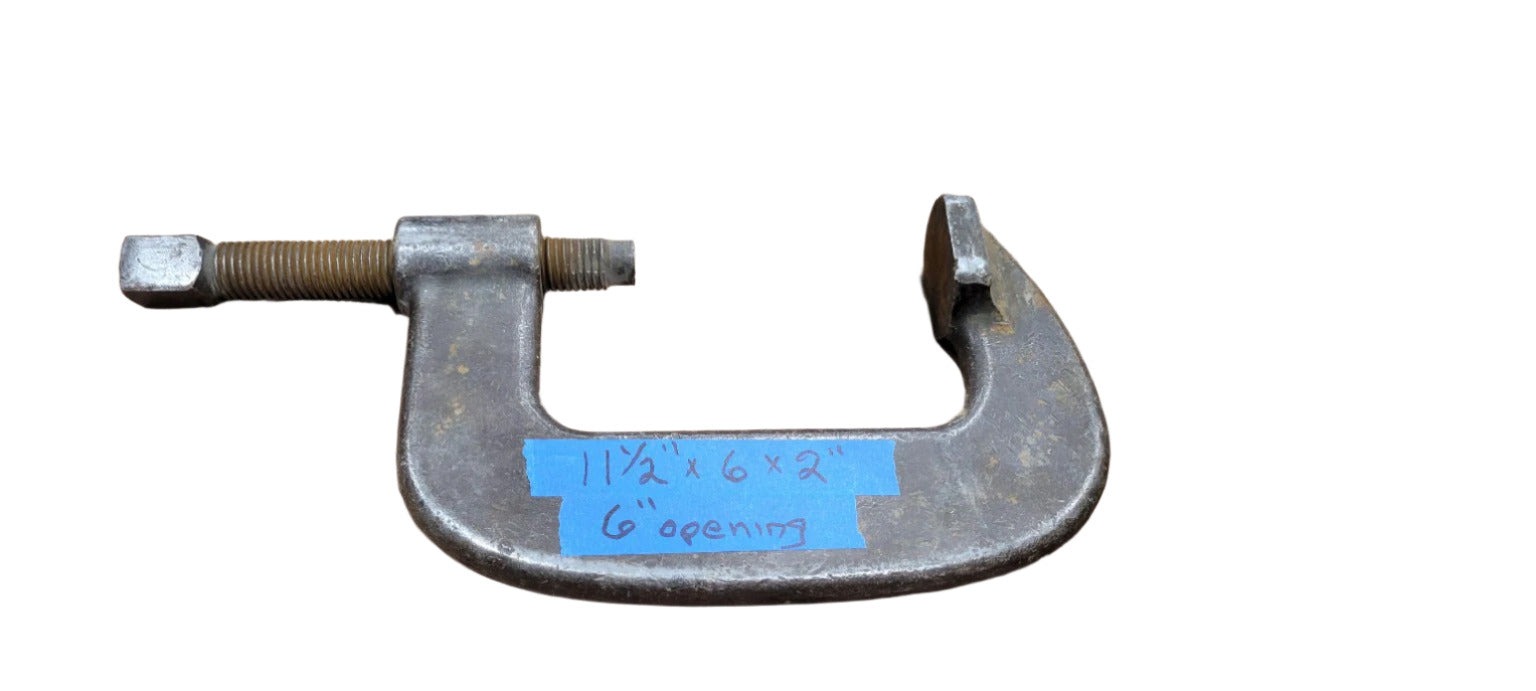 Heavy-Duty C-Clamp with 6" Opening
