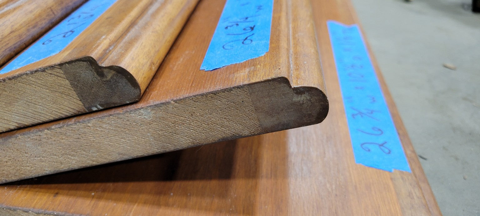 Vintage Solid Wood Shelves- set of 5