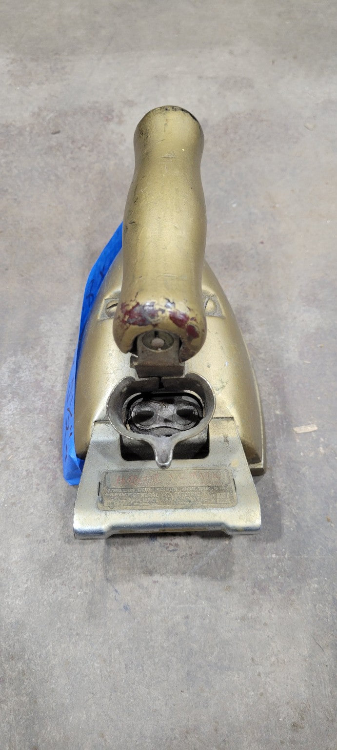 Antique A.C. Wards Brass Coal Iron