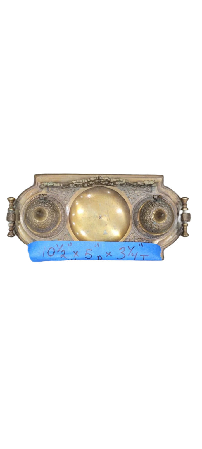 Vintage Century Dual Push Button Doorbell Plate