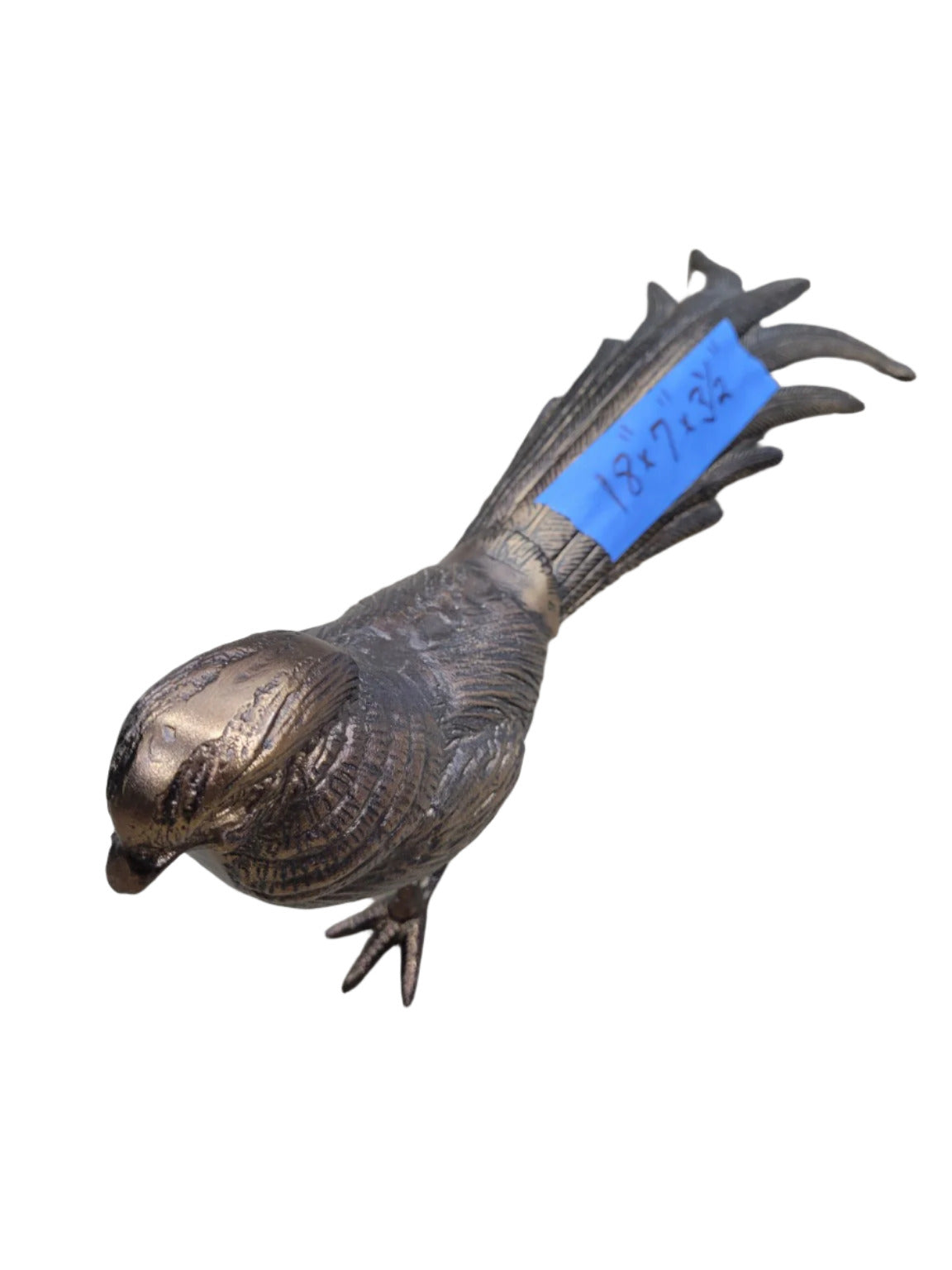 Cast Metal Pheasant Figurine