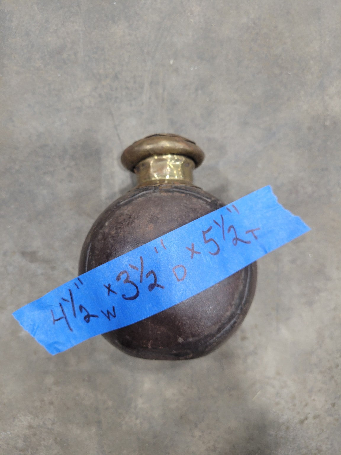Hand-Hammered Brass & Copper Vessel