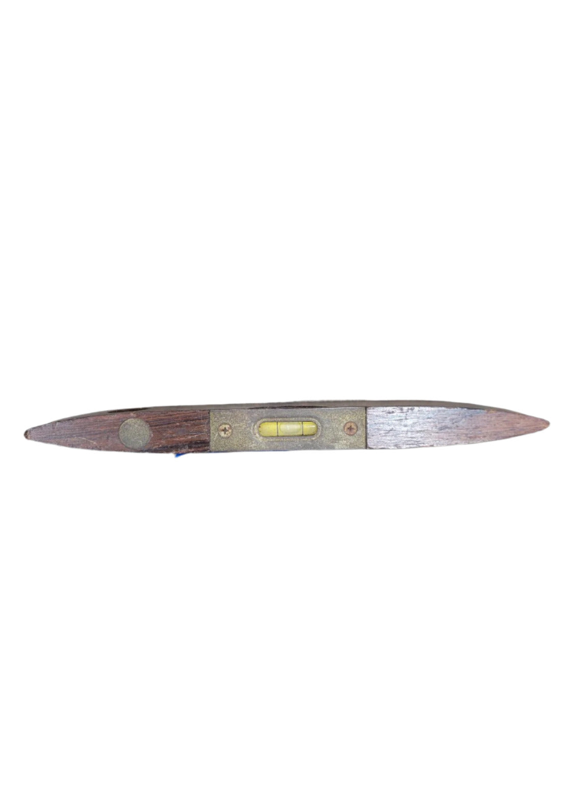 Antique Wood & Brass Pocket Level