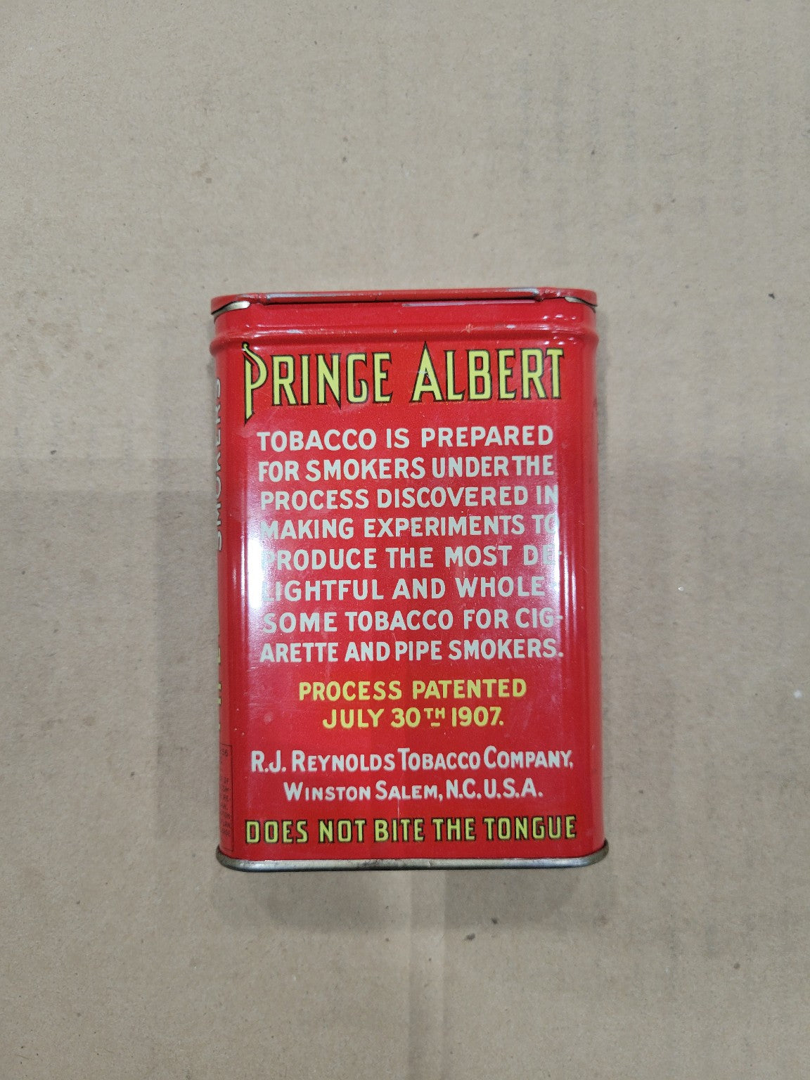 Prince Albert Tobacco Tin