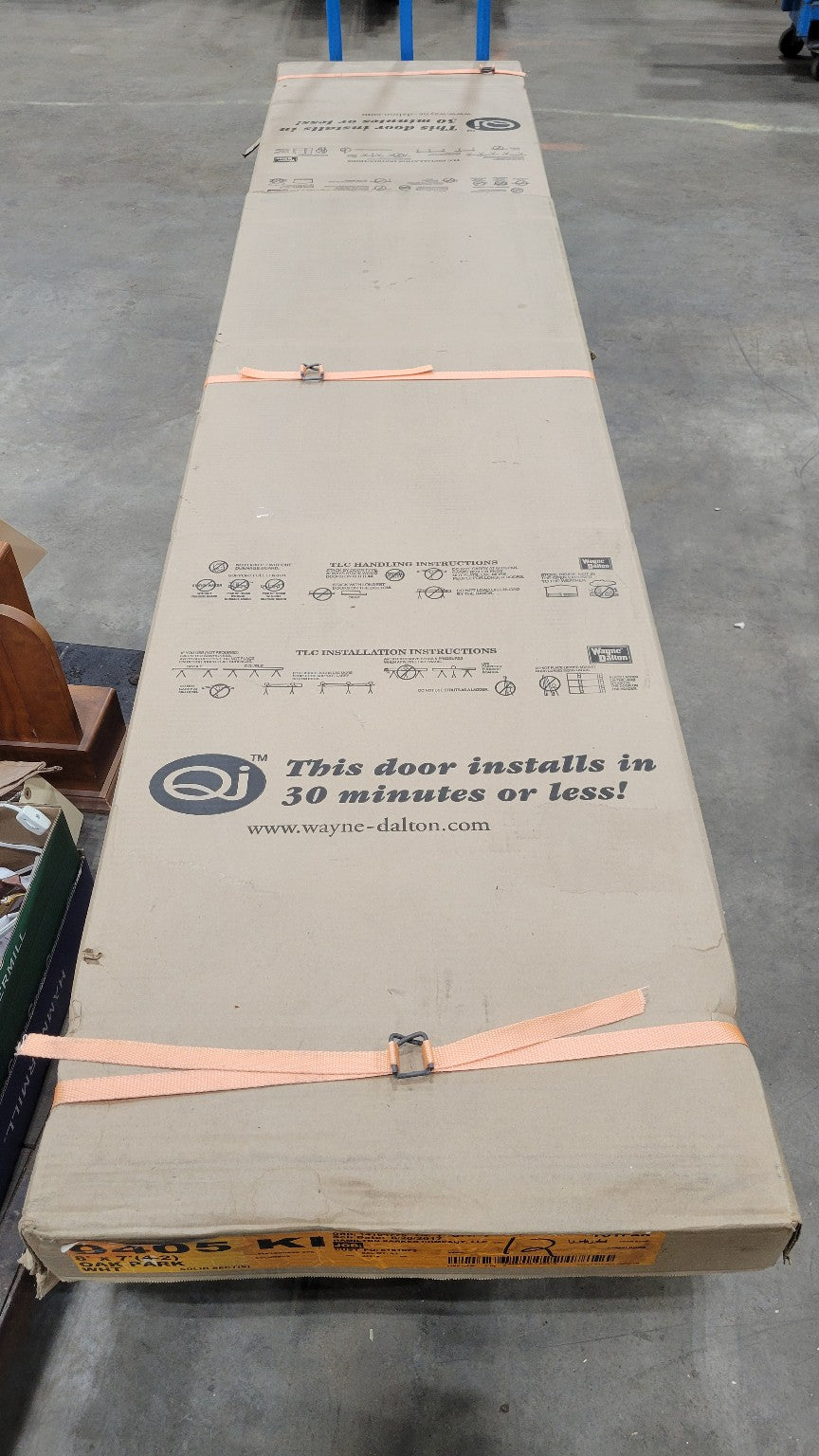Wayne Dalton Garage Door – 8' x 7' Oak Park Style, White
