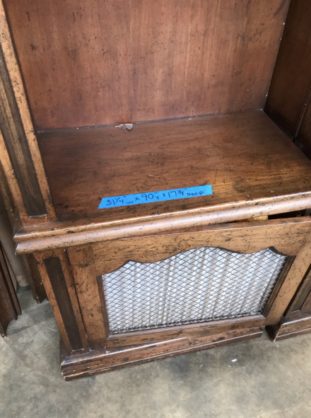 Vintage 1970s Wall Unit – 4-Piece Entertainment Center with Storage
