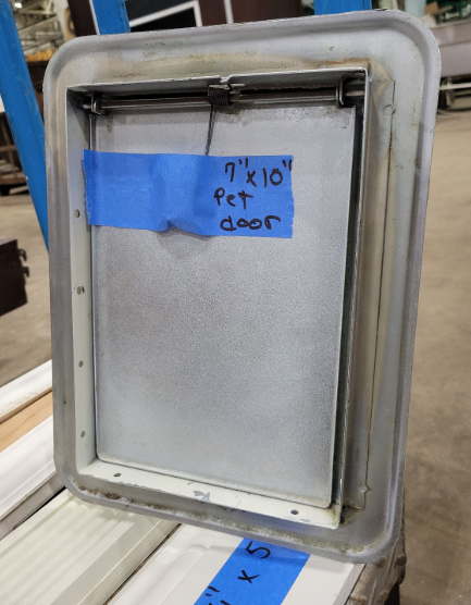 7" x 10" Metal Laundry Shoot Door – Spring Hinge Flap