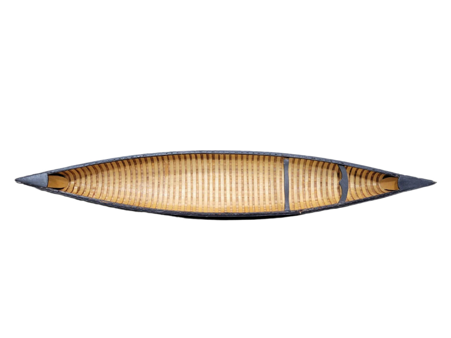 Handcrafted Decorative Canoe Shelf Model