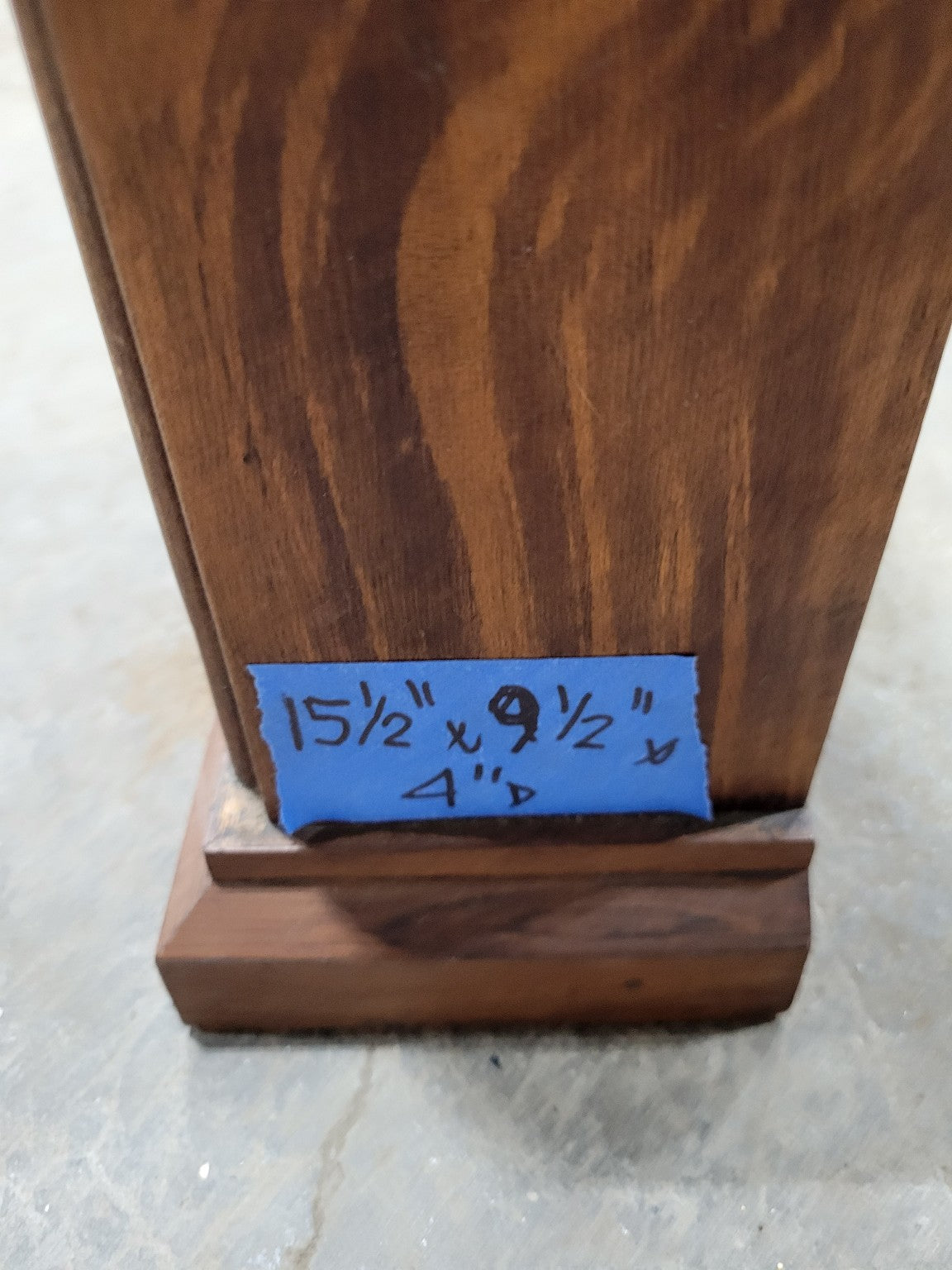 Antique Steeple Mantel Clock – Wooden Case with Reverse Painted Glass