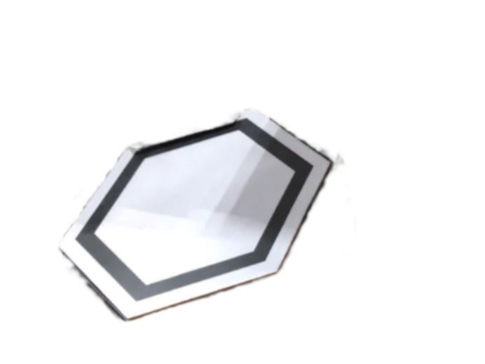 Black & White Octagon Porcelain Tile – Matte Finish (2 Boxes)