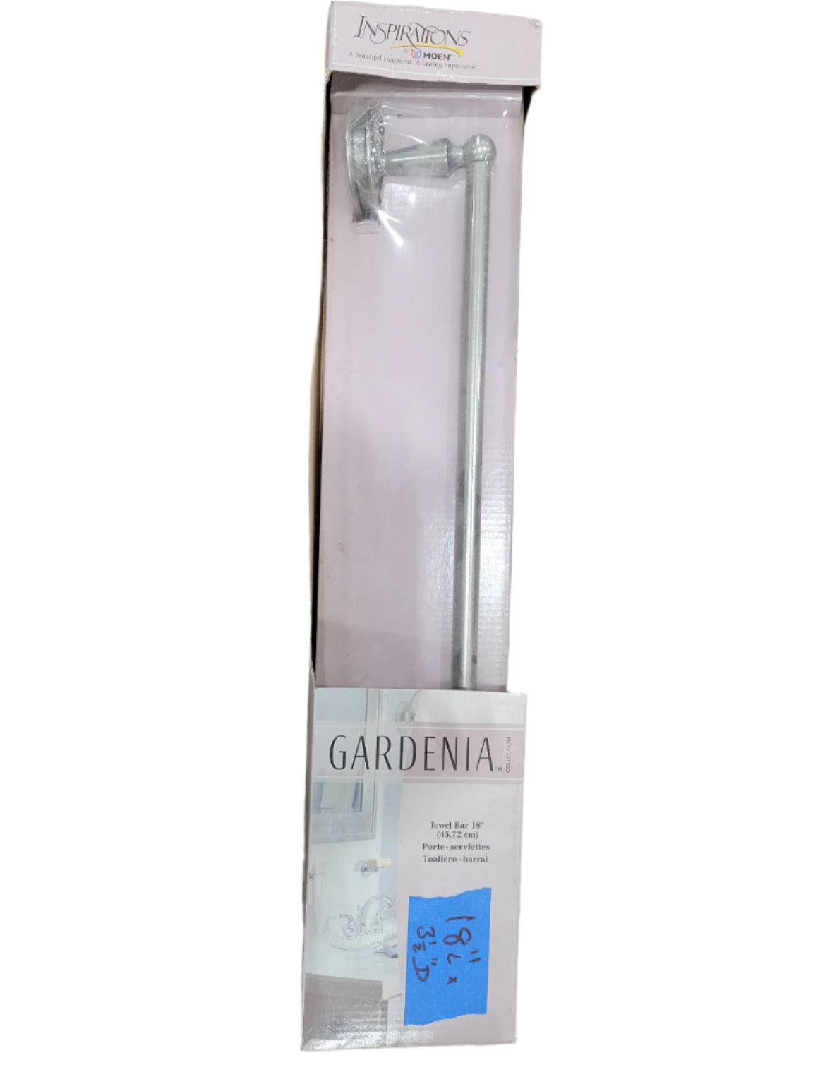Moen "Gardenia" 18" Towel Bar – Brushed Nickel Finish (New in Box)