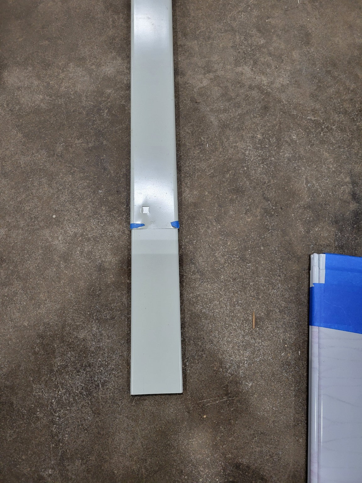 Adjustable Wall-Mount Curtain Rod – 43" to 84" Silver Aluminum