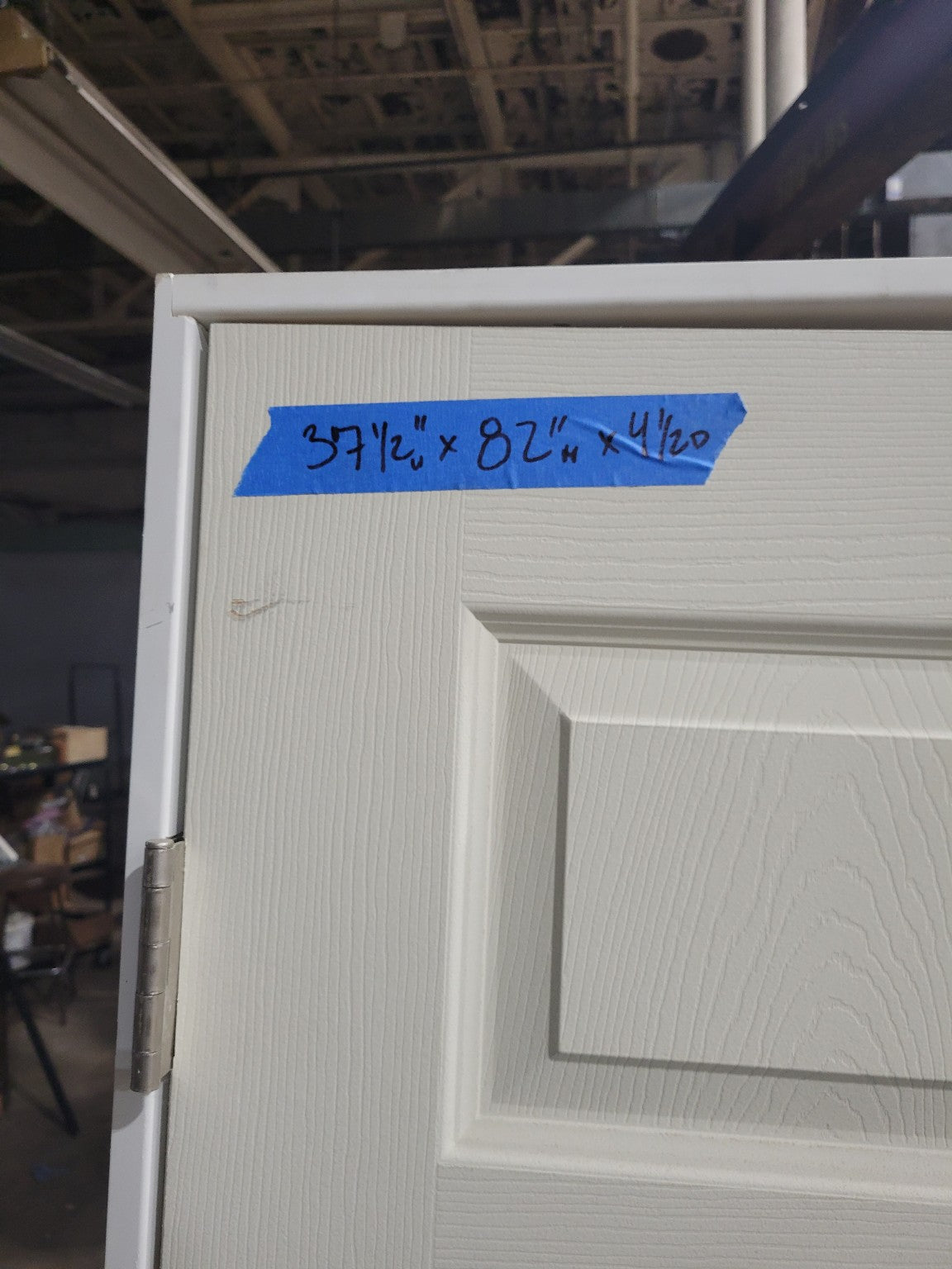6-Panel Interior Door with Jamb – 37 1/2" x 82" x 4 1/2"