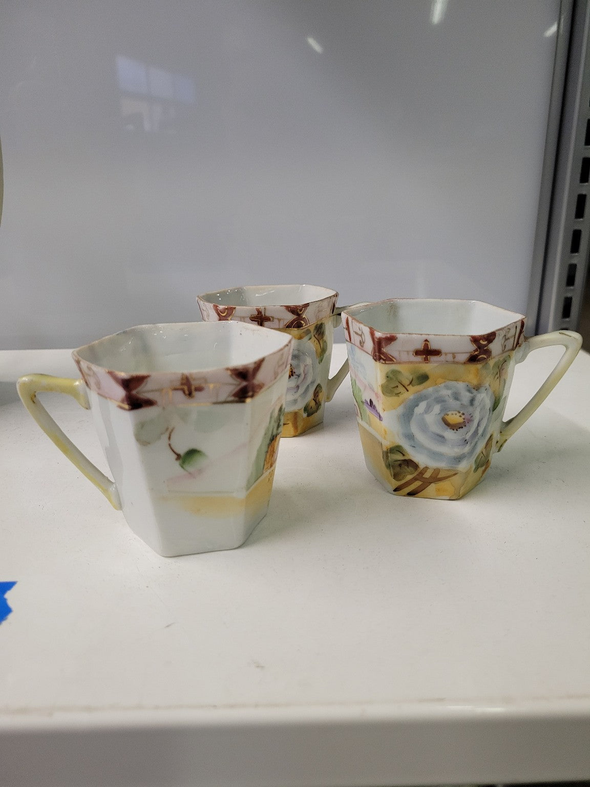 Japanese Porcelain Tea Set – Teapot & 3 Cups (Sold as Set)
