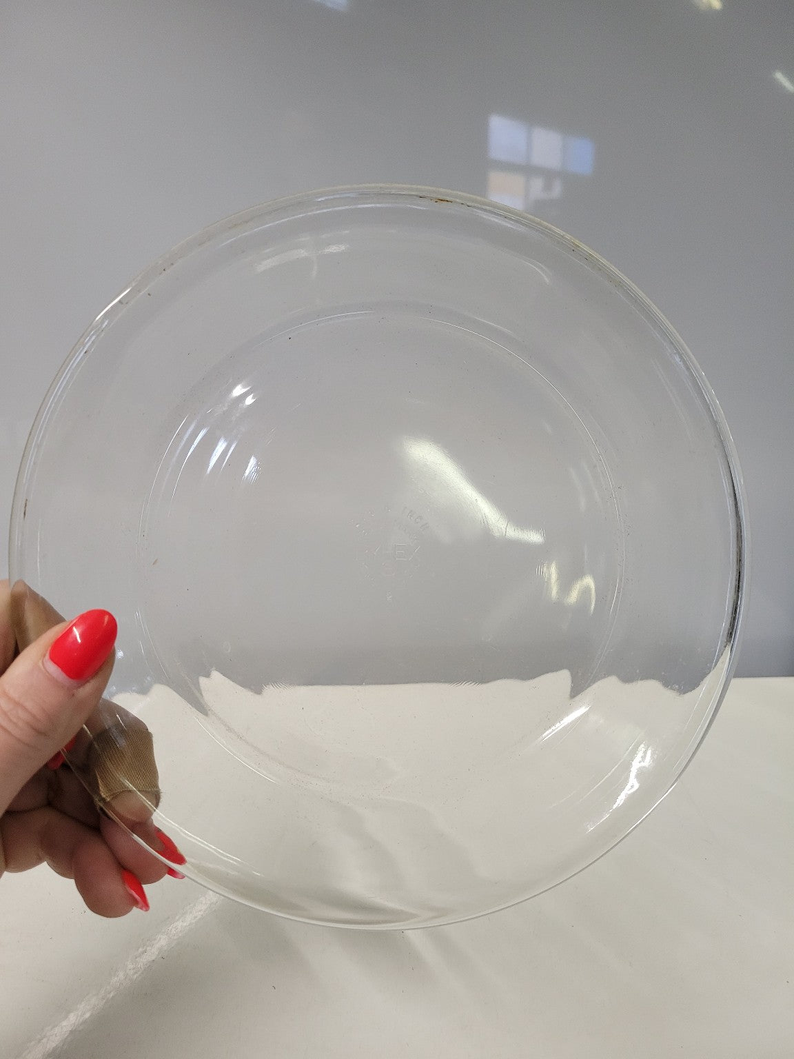 Vintage Pyrex 8½" Clear Glass Pie Dish