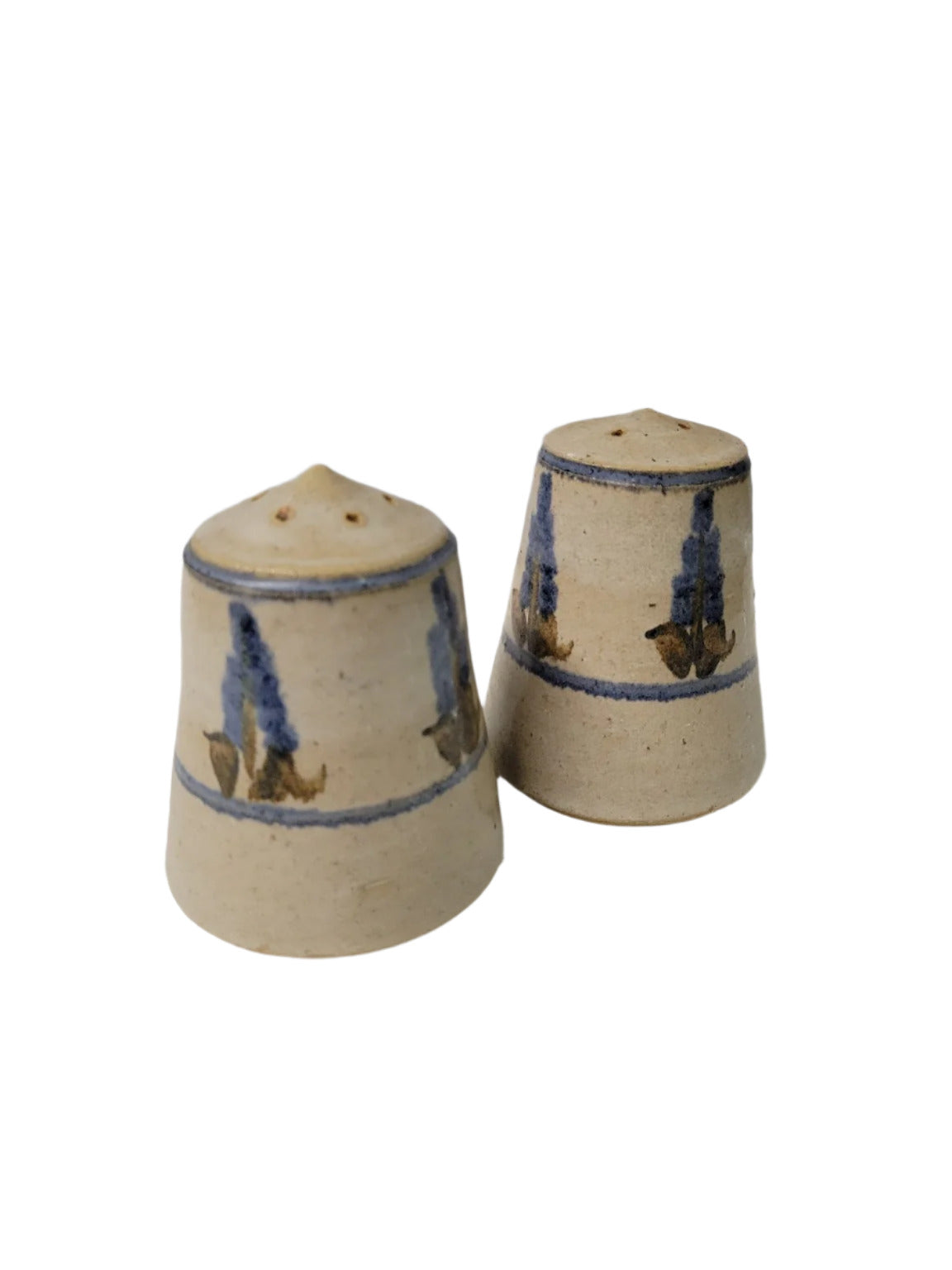 Handcrafted Stoneware Salt & Pepper Shaker Set (Sold as Set)