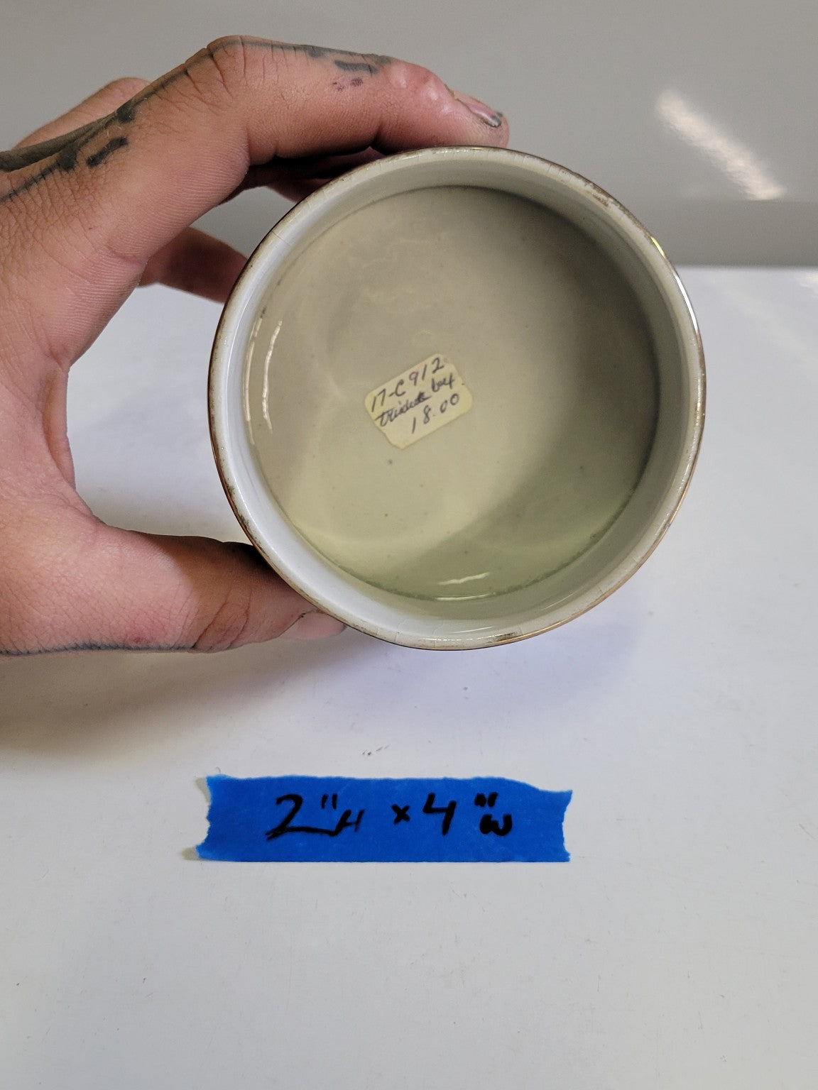 Vintage Hand-Painted Nippon Porcelain Tray – Pink & Gold Accents