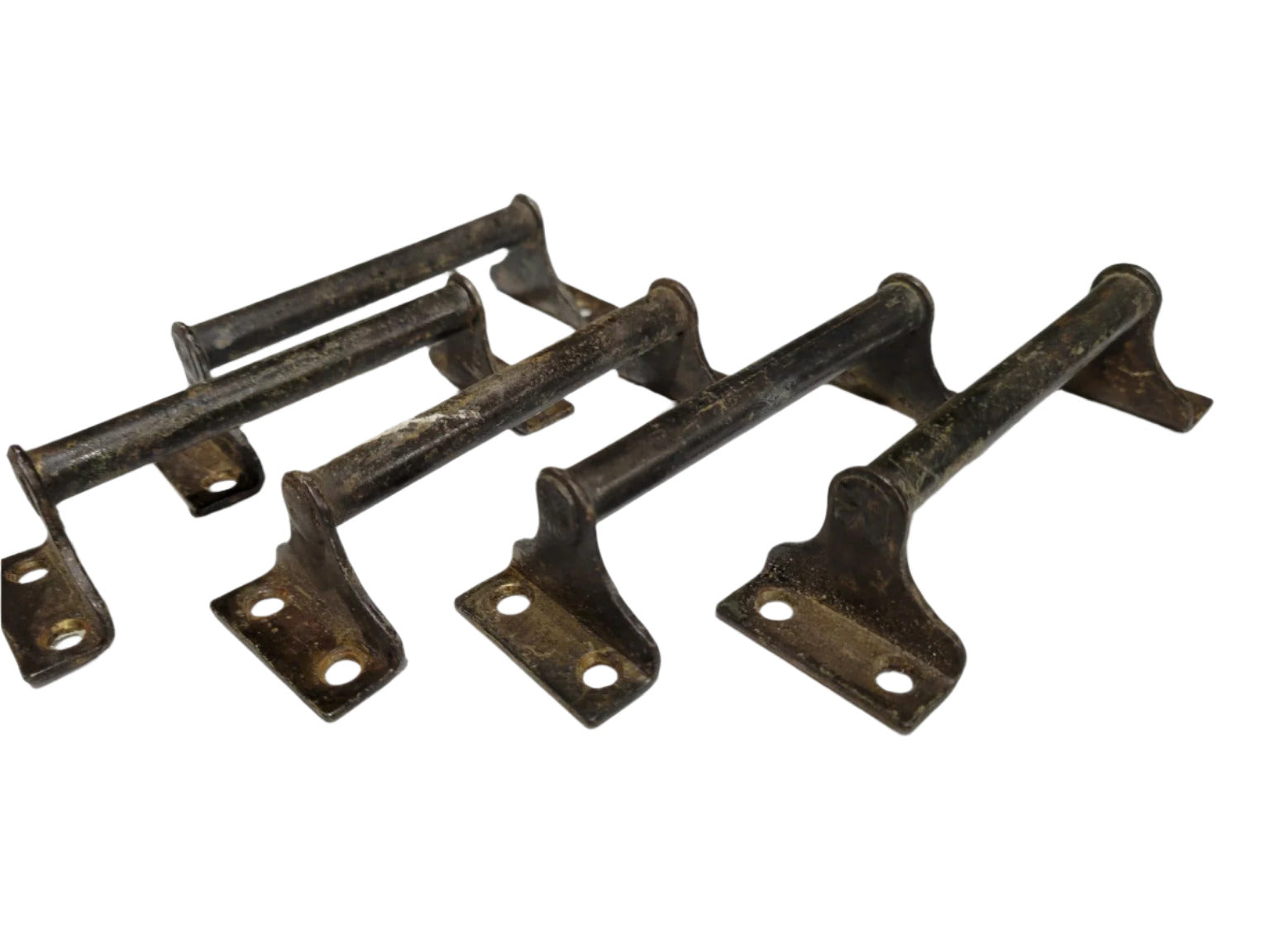 Set of 5 Vintage Brass Drawer or Cabinet Pulls – 4¼" Wide