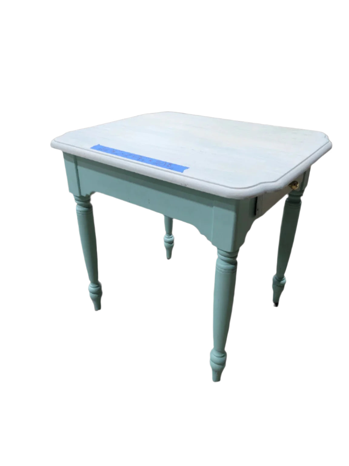 Painted Two-Tone Farmhouse Accent Table