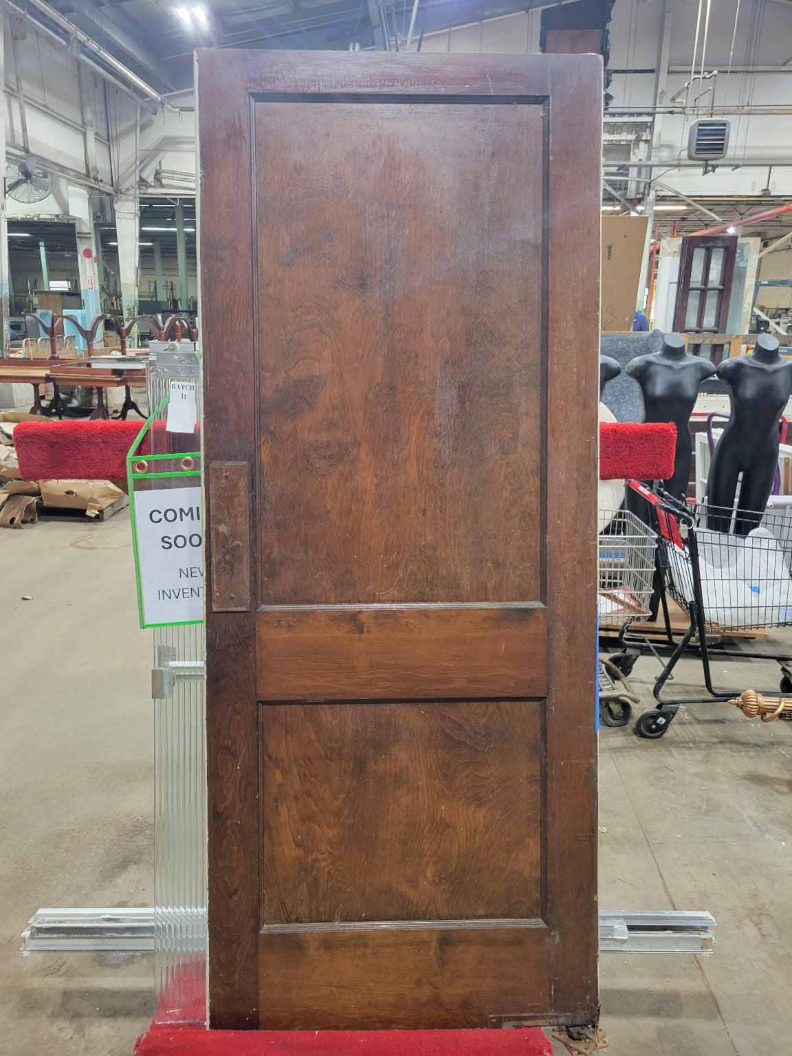 Three Panel Wood Door – 32"