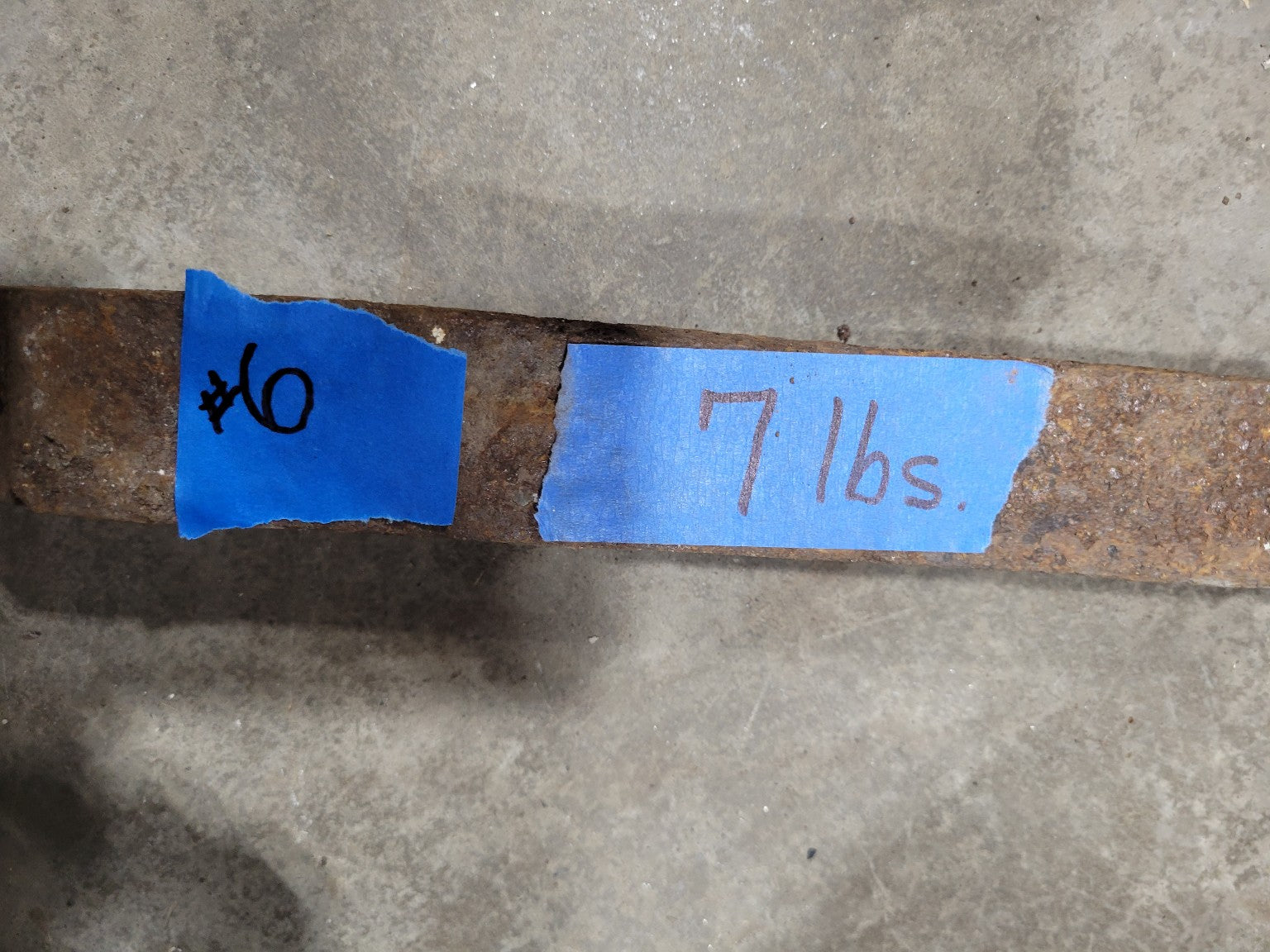 Vintage Cast Iron Window Sash Weight – Rectangular 7 lb Style