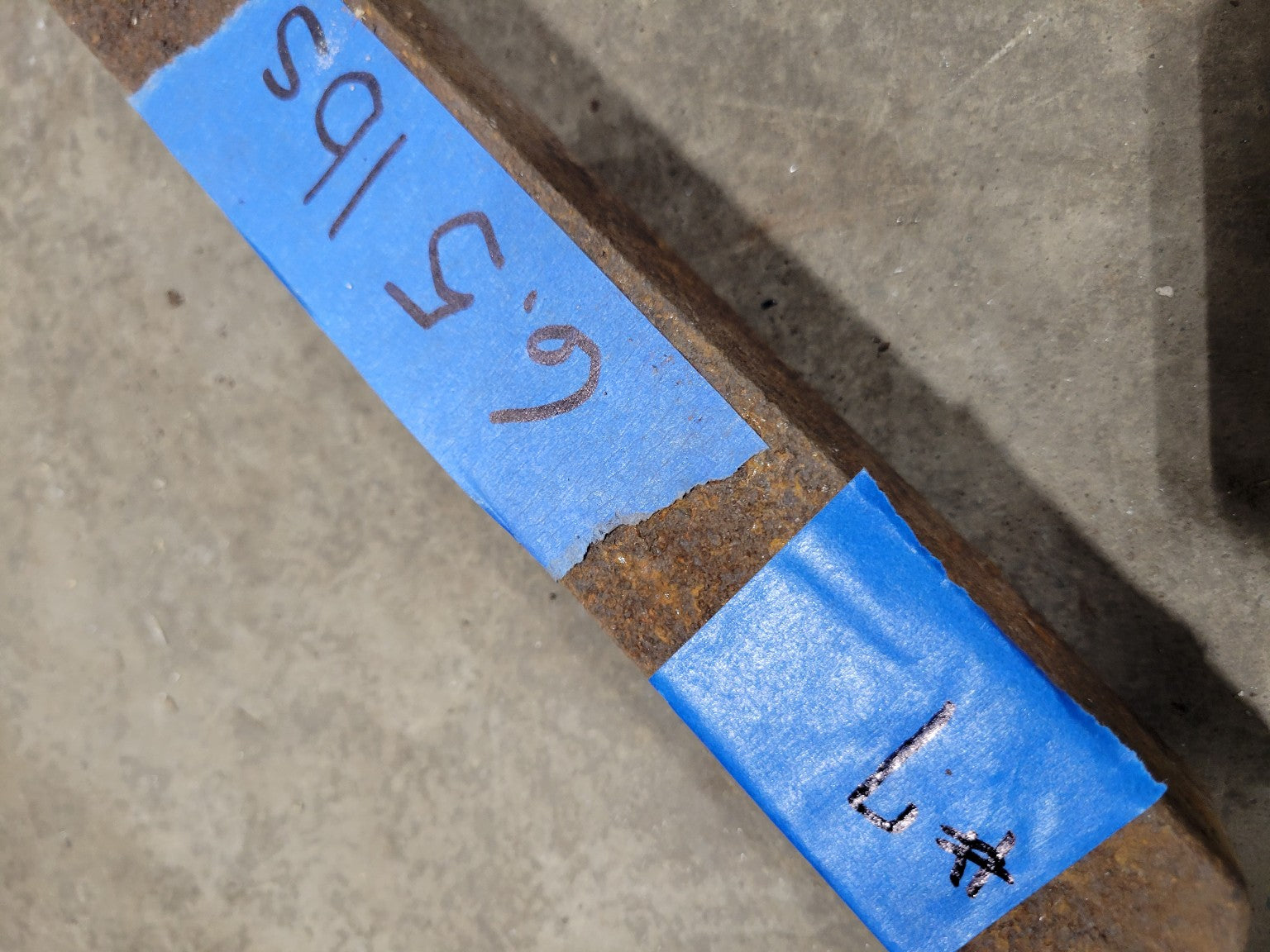 Vintage Cast Iron Window Sash Weight – Rectangular 6.5 lb Style