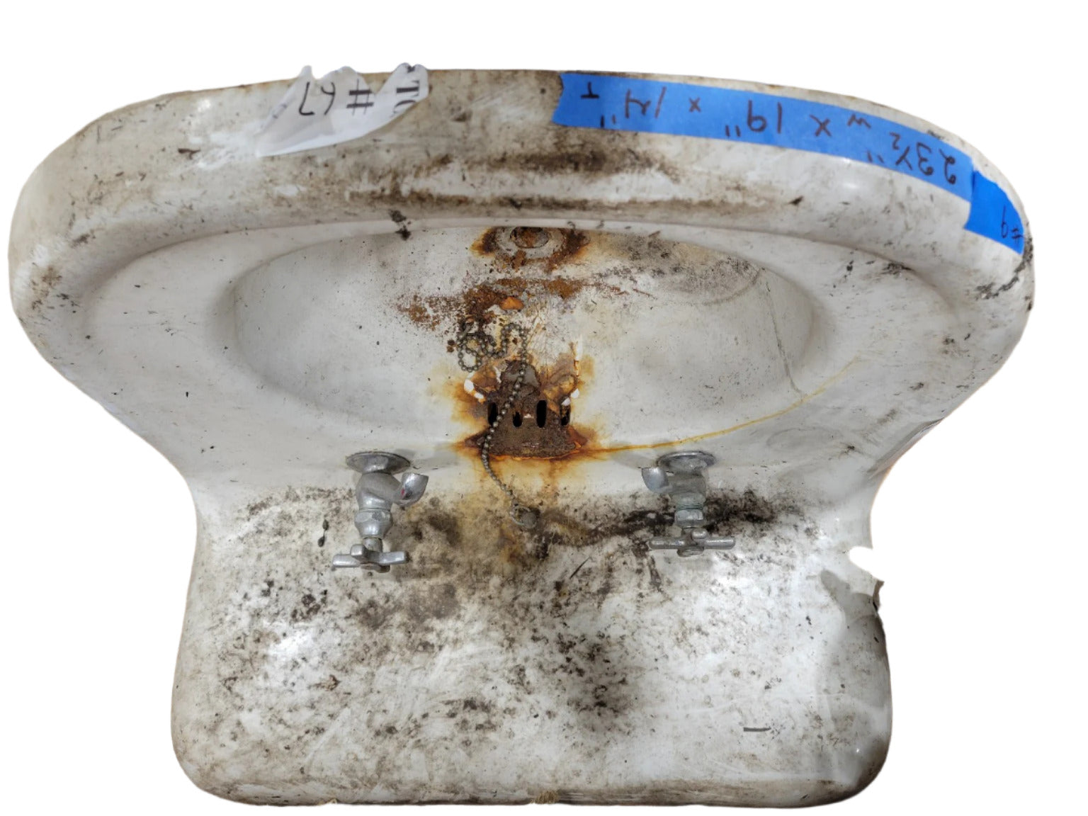 Antique Cast Iron Wall-Mount Sink