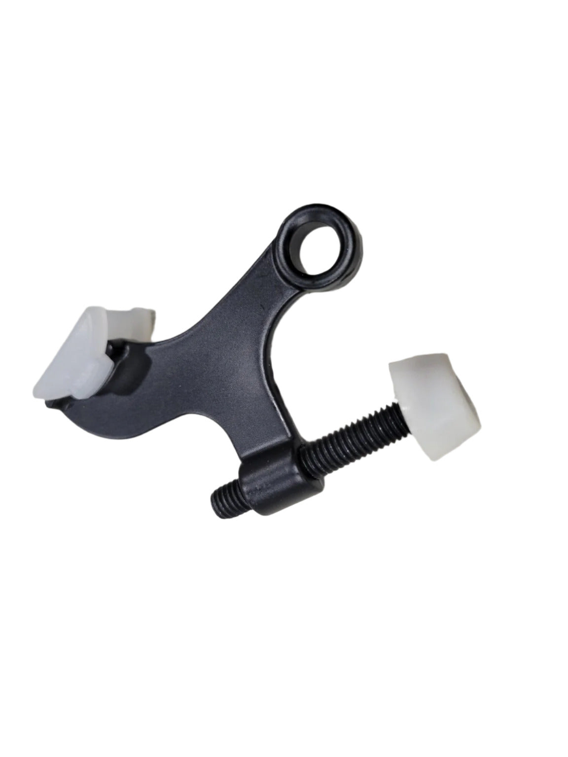 Set of 3 Matte Black Hinge-Mounted Door Stops