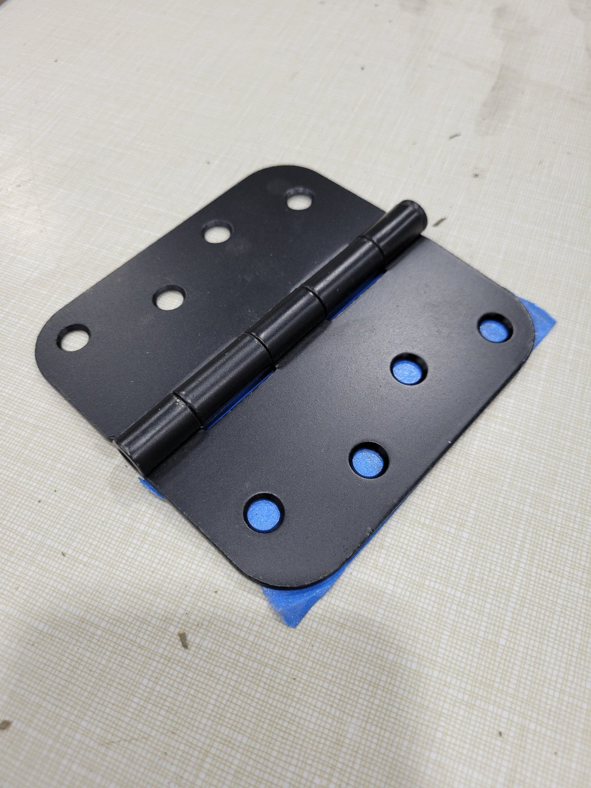 Black Square Corner Door Hinge