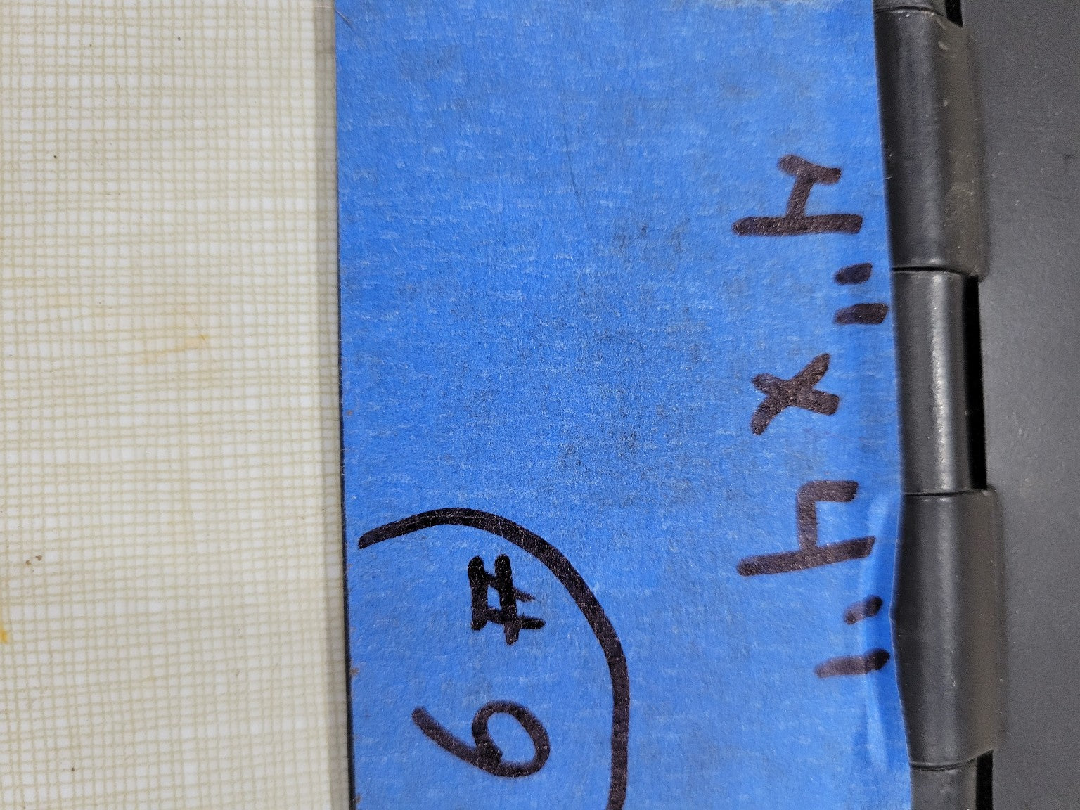 Gatehouse 4" x 4" Square Corner Matte Black Door Hinge