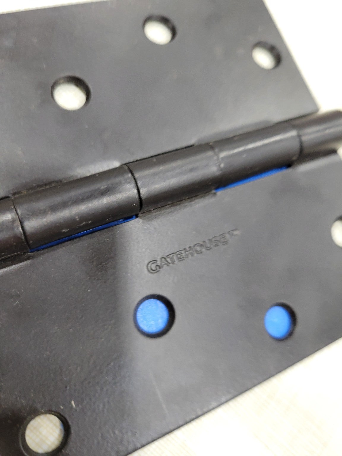 Gatehouse 4" x 4" Square Corner Matte Black Door Hinge