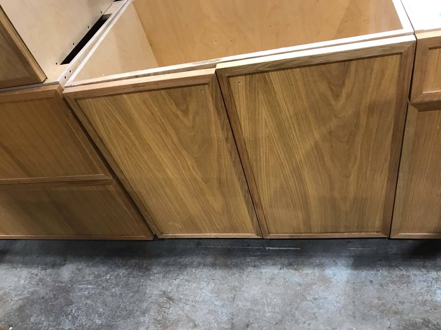 White Birch Sink Base Cabinet with Double Doors