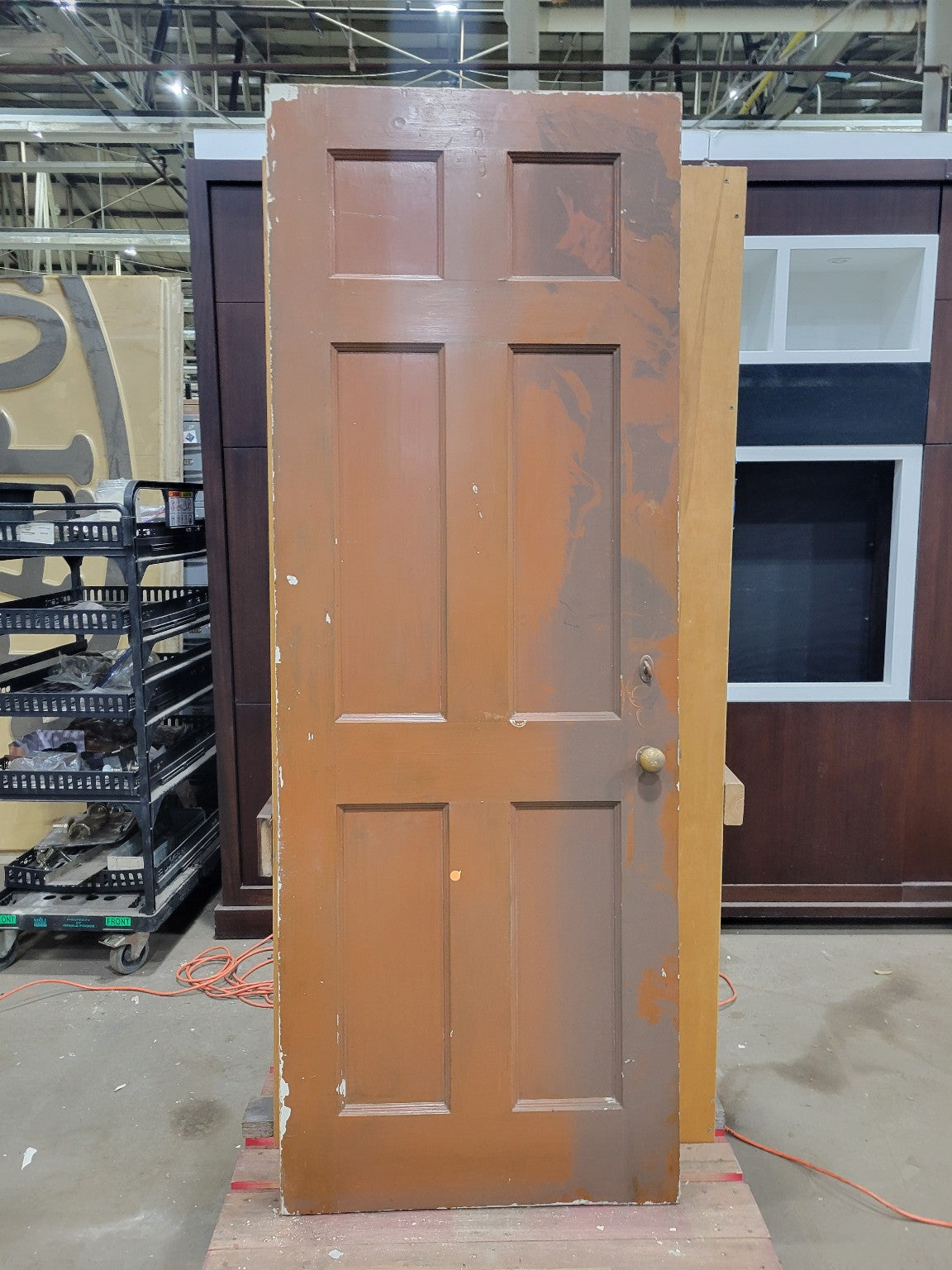 Salvaged 6-Panel Wooden Door
