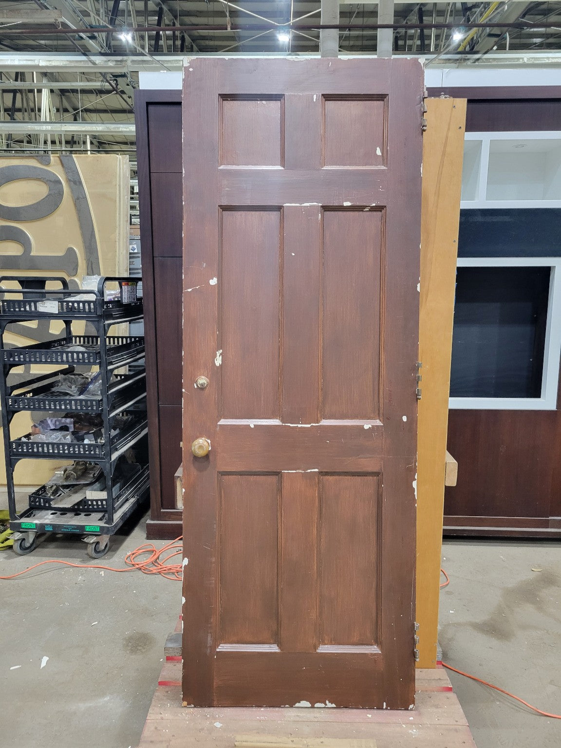 Salvaged 6-Panel Wooden Door