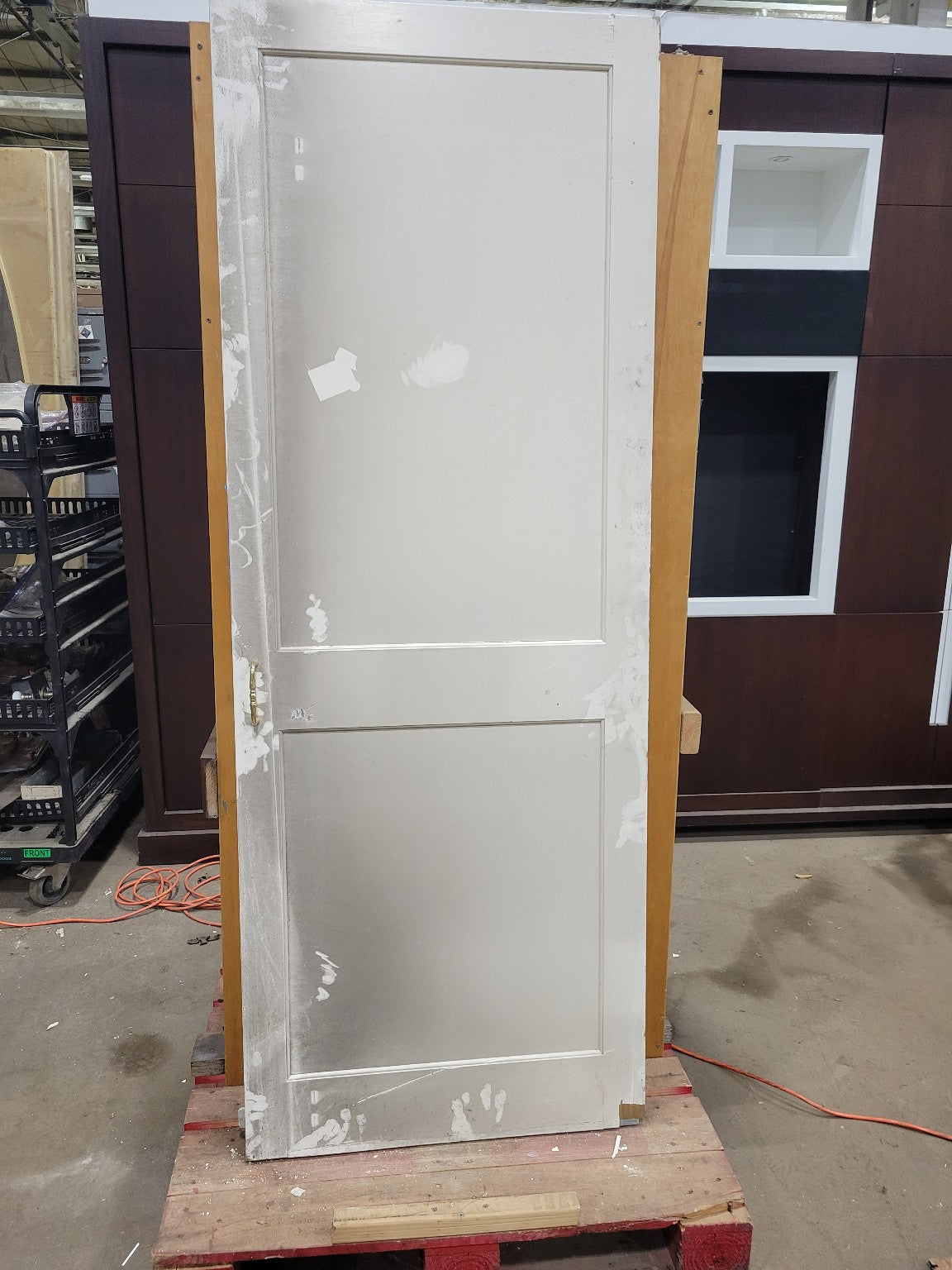 Salvaged 2-Panel Wood Door